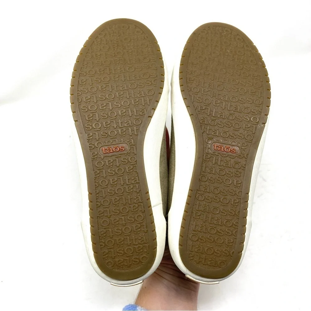 Taos Star casual sneakers khaki wash canvas